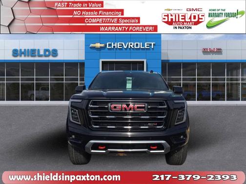 Onyx Black 2026 GMC Yukon AT4