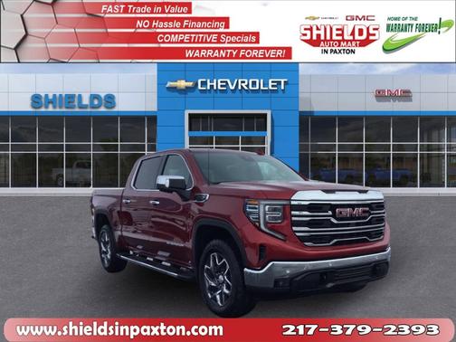 Volcanic Red 2026 GMC Sierra 1500 SLT