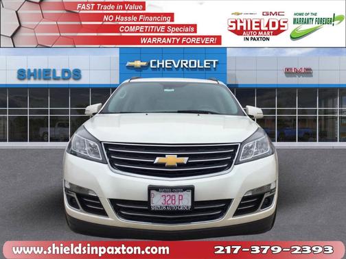 White Diamond Tri-Coat 2014 Chevrolet Traverse LTZ