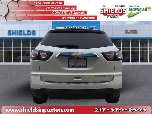 White Diamond Tri-Coat 2014 Chevrolet Traverse LTZ