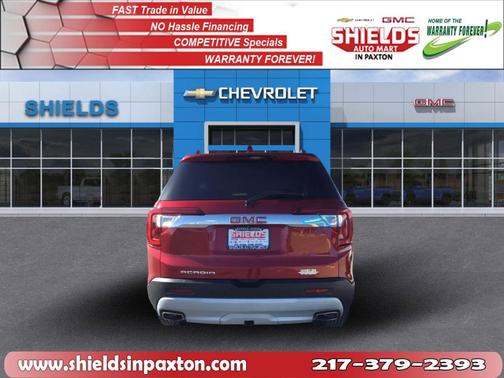 Volcanic Red 2023 GMC Acadia SLT