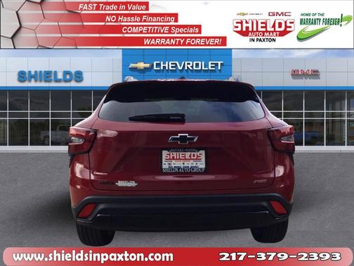 Red 2026 Chevrolet Trax 2RS
