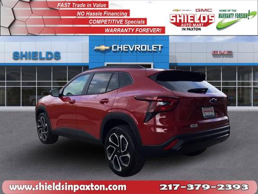 Red 2026 Chevrolet Trax 2RS