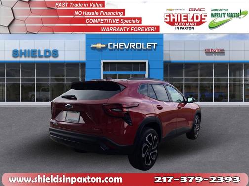 Red 2026 Chevrolet Trax 2RS