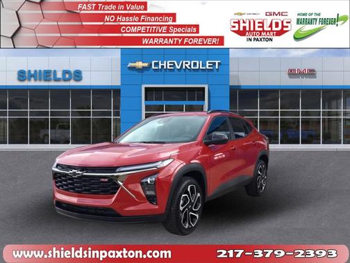 Red 2026 Chevrolet Trax 2RS