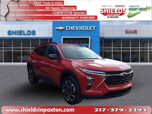 Red 2026 Chevrolet Trax 2RS