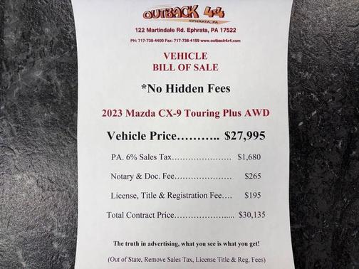 2023 Mazda CX-9 Touring