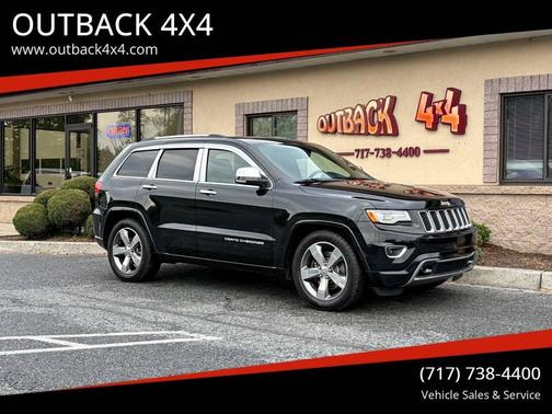 Brilliant Black Crystal Pearlcoat 2015 Jeep Grand Cherokee Overland