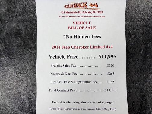 2014 Jeep Cherokee Limited
