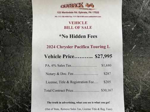 2024 Chrysler Pacifica Touring L