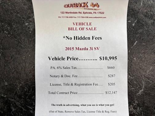 Meteor Gray Mica 2015 Mazda Mazda3 i SV