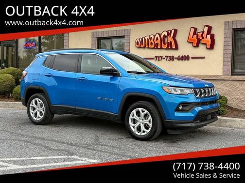 Hydro Blue Pearlcoat 2024 Jeep Compass Latitude