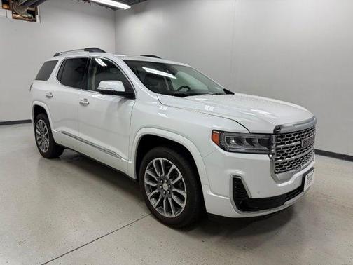 White Frost Tricoat 2023 GMC Acadia Denali