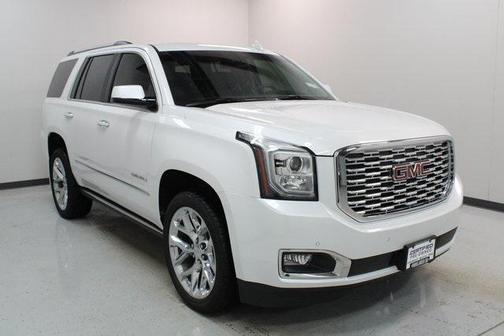 White Frost Tricoat 2018 GMC Yukon Denali