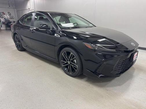 Midnight Black Metallic 2025 Toyota Camry XSE