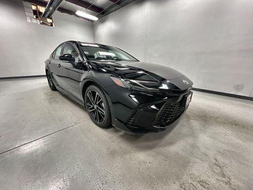 Midnight Black Metallic 2025 Toyota Camry XSE