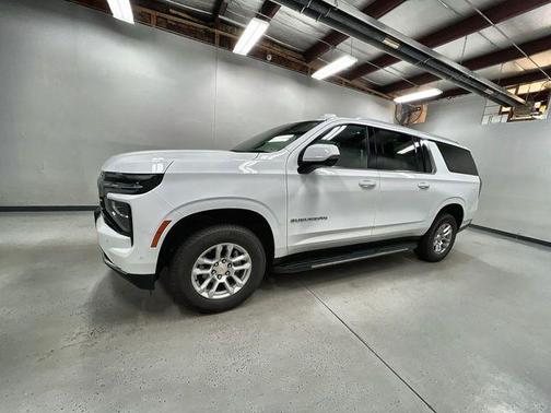 Summit White 2026 Chevrolet Suburban LT
