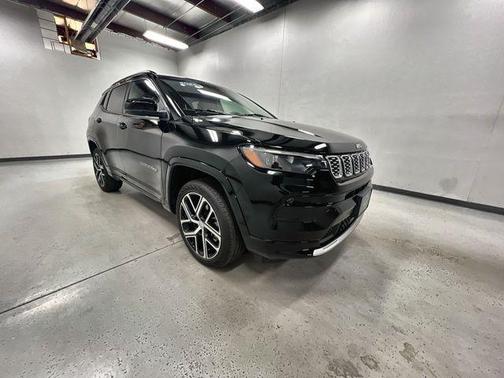 Diamond Black Crystal Pearlcoat 2024 Jeep Compass Limited