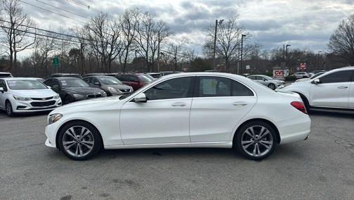 WHITE 2017 Mercedes-Benz C-Class C 300 Sedan 4D