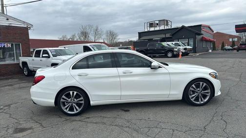 WHITE 2017 Mercedes-Benz C-Class C 300 Sedan 4D