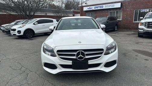 WHITE 2017 Mercedes-Benz C-Class C 300 Sedan 4D