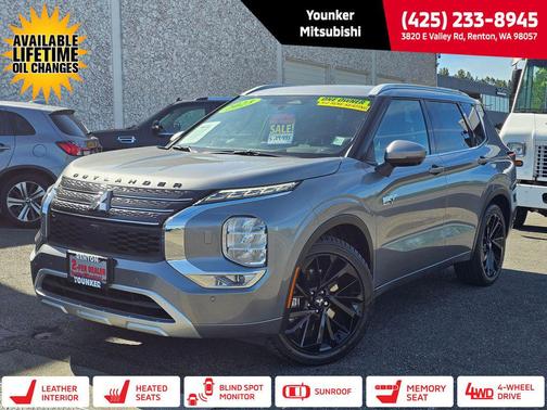 Mercury Gray Metallic 2023 Mitsubishi Outlander PHEV SEL
