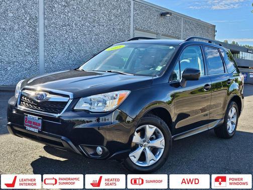 Crystal Black Silica 2015 Subaru Forester 2.5i Limited