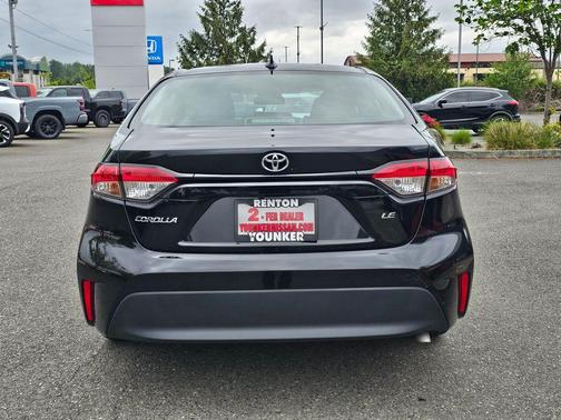 Midnight Black Metallic 2024 Toyota Corolla LE