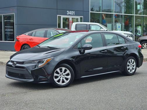 Midnight Black Metallic 2024 Toyota Corolla LE