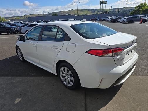 White 2022 Toyota Corolla LE