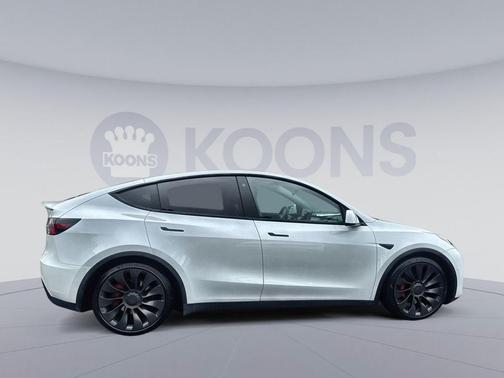 Gray 2021 Tesla Model Y Performance Dual Motor All-Wheel Drive