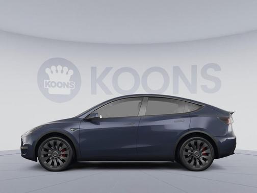 Gray 2021 Tesla Model Y Performance Dual Motor All-Wheel Drive