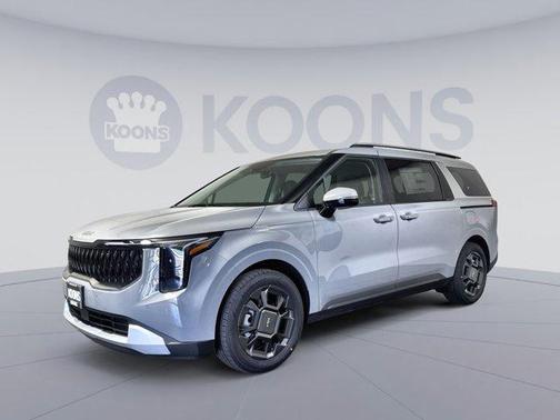 Ceramic Silver 2026 Kia Carnival Hybrid EX
