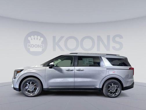 Ceramic Silver 2026 Kia Carnival Hybrid EX