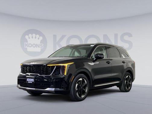 Aurora Black Pearl 2026 Kia Sorento Hybrid EX