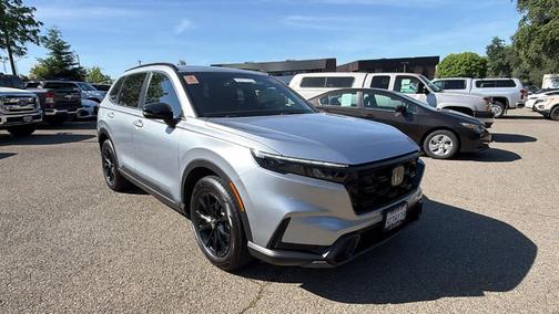 Lunar Silver Metallic 2023 Honda CR-V Hybrid Sport