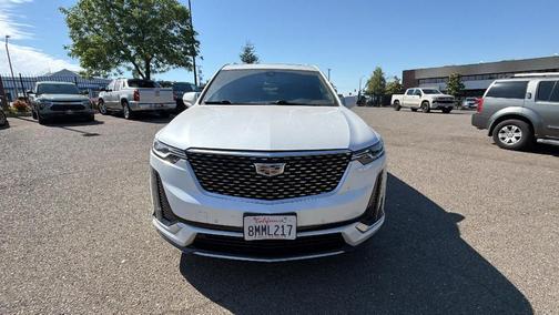 Crystal White Tri-Coat 2020 Cadillac XT6 Premium Luxury FWD