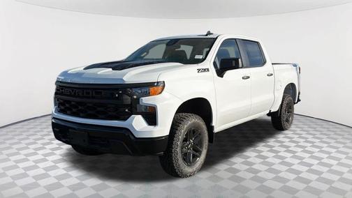 Summit White 2026 Chevrolet Silverado 1500 Custom Trail Boss