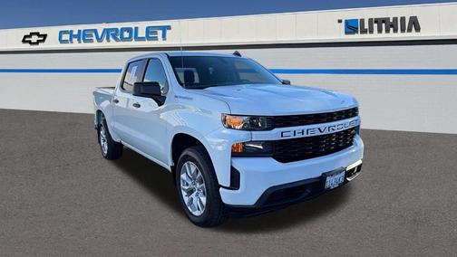 Summit White 2021 Chevrolet Silverado 1500 Custom