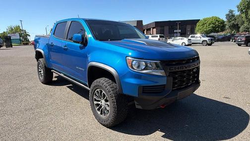 Blue 2022 Chevrolet Colorado ZR2