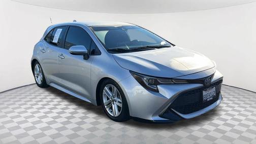 Silver 2019 Toyota Corolla Hatchback SE