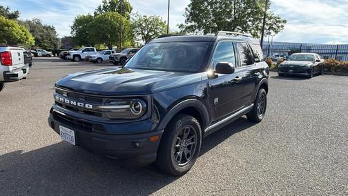 Alto Blue Metallic Tinted Clearcoat 2021 Ford Bronco Sport Big Bend
