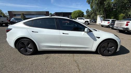 White 2019 Tesla Model 3 Long Range