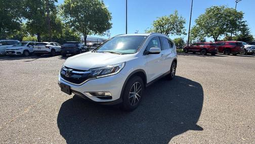 White Diamond Pearl 2015 Honda CR-V EX-L