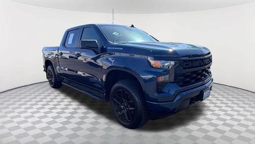 Northsky Blue Metallic 2022 Chevrolet Silverado 1500 Custom