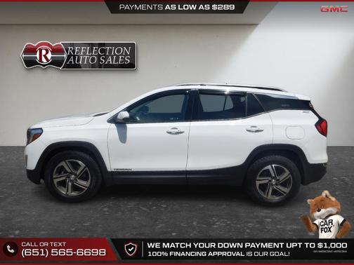 Summit White 2020 GMC Terrain SLT