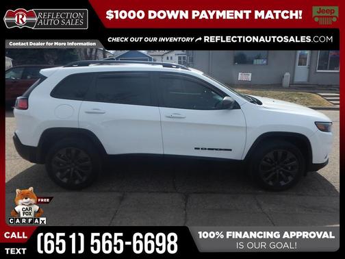 Bright White Clearcoat 2021 Jeep Cherokee 80th Anniversary 4x4