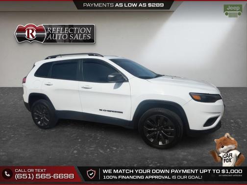 Bright White Clearcoat 2021 Jeep Cherokee 80th Anniversary 4x4