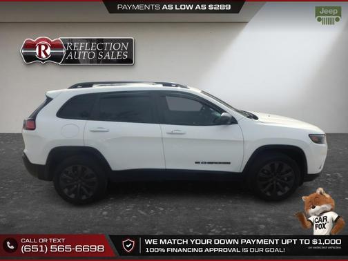 Bright White Clearcoat 2021 Jeep Cherokee 80th Anniversary 4x4