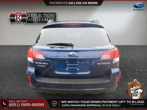Azurite Blue Pearl 2011 Subaru Outback 2.5 i Premium
